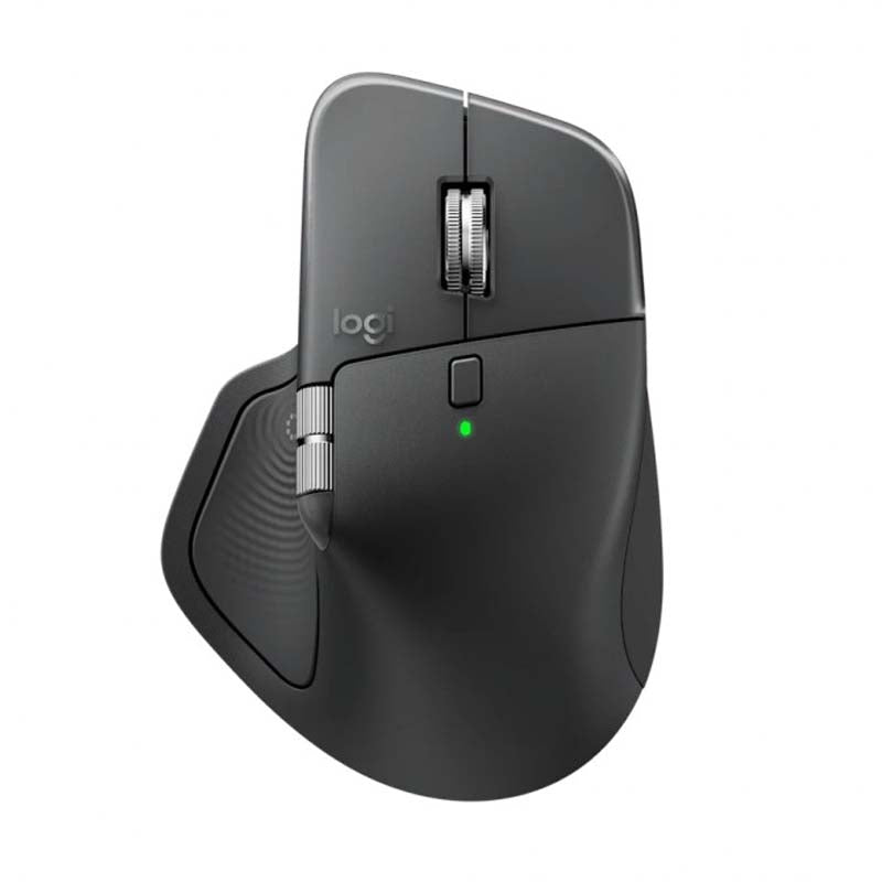 Logitech MX MASTER 4 High-Performance Wireless Mouse - Graphite Black - Black - Computer Peripherals