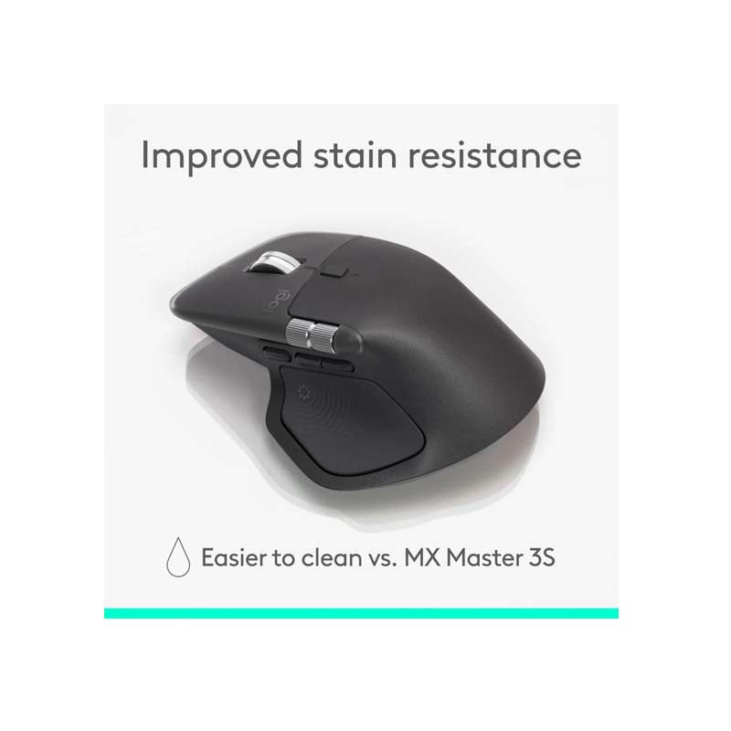 Logitech MX MASTER 4 High-Performance Wireless Mouse - Graphite Black - Black - Computer Peripherals