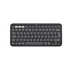 Logitech Pebble Keys 2 K380s Multi-Device Bluetooth Keyboard - Tonal Graphite - Graphite - Computer Peripherals