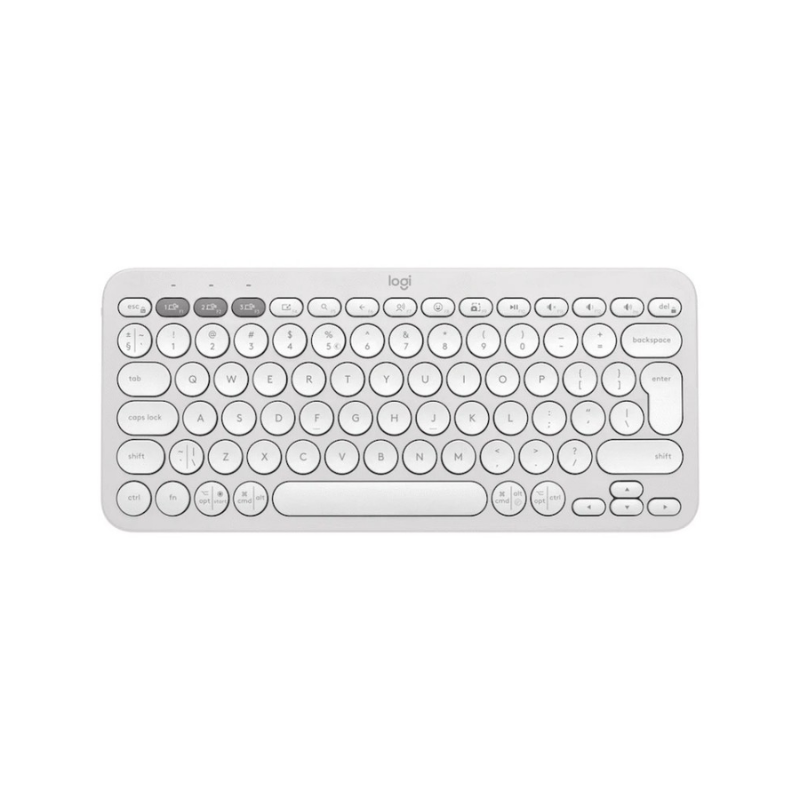 Logitech Pebble Keys 2 K380s - Tonal White - White