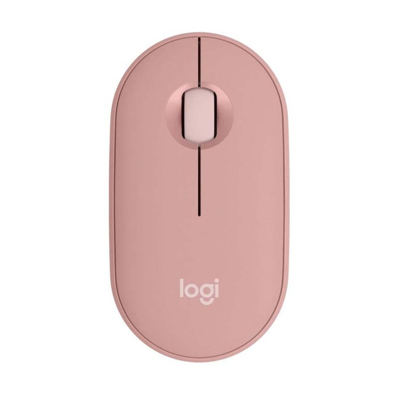 Logitech Pebble M350s Slim Bluetooth Wireless Mouse - Tonal Rose - Tonal Rose - Computer Peripherals