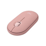 Logitech Pebble M350s Slim Bluetooth Wireless Mouse - Tonal Rose - Tonal Rose - Computer Peripherals