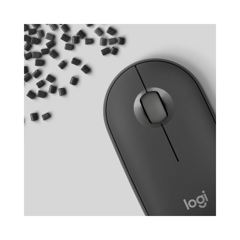 Logitech(R) Pebble Mouse 2 M350s - TONAL Graphite - Black - Computer Peripherals