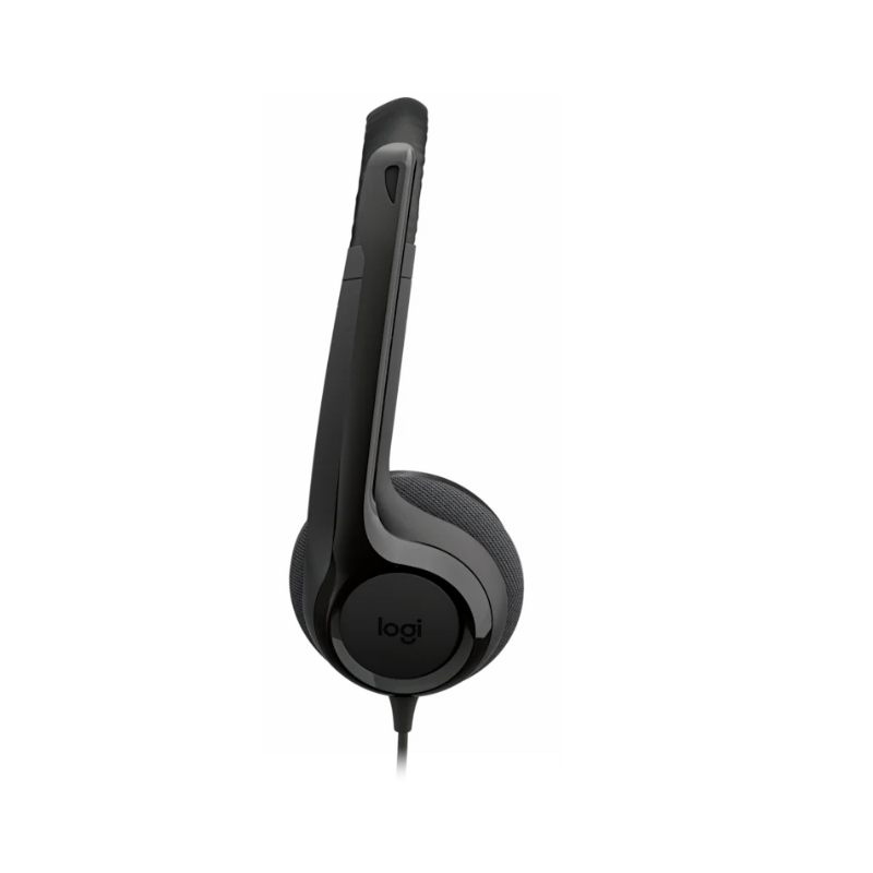 Logitech USB-C Headset with Noise-Cancelling Mic - Black - Headset