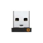 Logitech USB Unifying Receiver 2.4ghz - Black - Black
