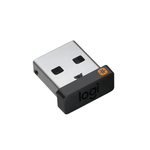 Logitech USB Unifying Receiver 2.4ghz - Black - Black