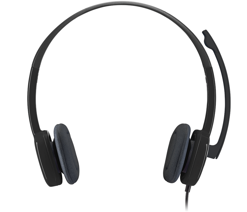 Logitech Wired Headset H151 Analogue - Black - Black