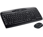 Logitech Wireless Mouse & Keyboard Combo Mk330 - Black - Black