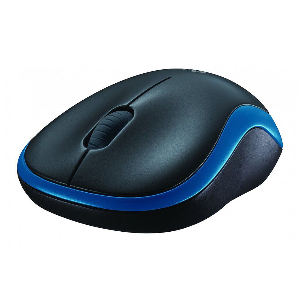 Logitech Wireless Mouse M185 - Blue - Blue