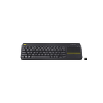Logitech Wireless Touch Keyboard K400 Plus - Black