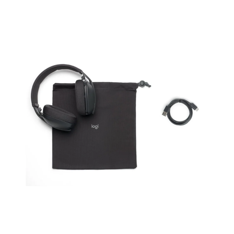 Logitech Zone Vibe 100 wireless headphones - Graphite - Graphite
