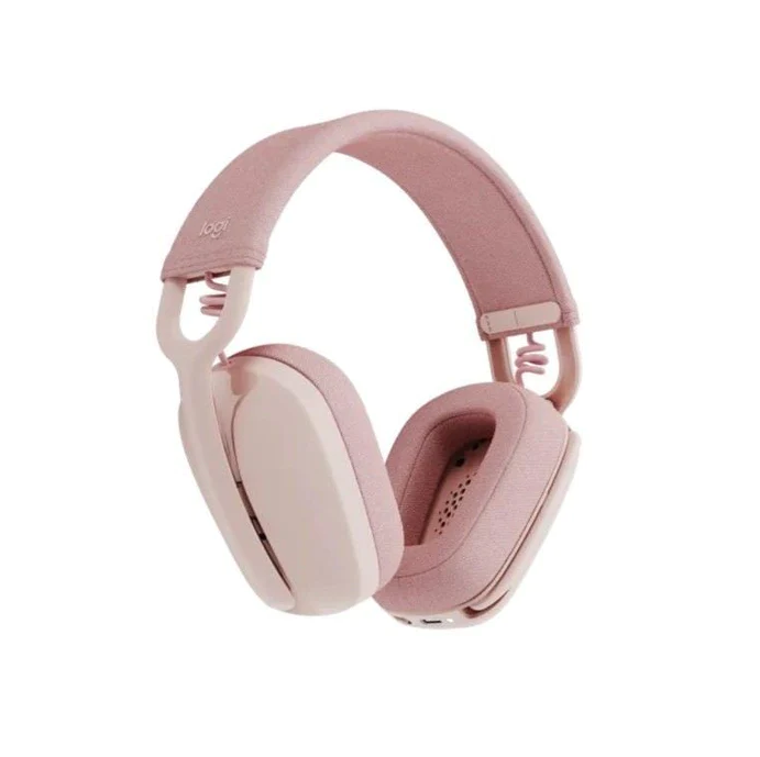Logitech Zone Vibe 100 Wireless Headphones - Rose - Rose