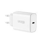 Loopd 1 Port 20W PD Wall Charging Adapter - White - White