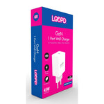 LOOP’D 1 Port Wall Charger 45W - White - White