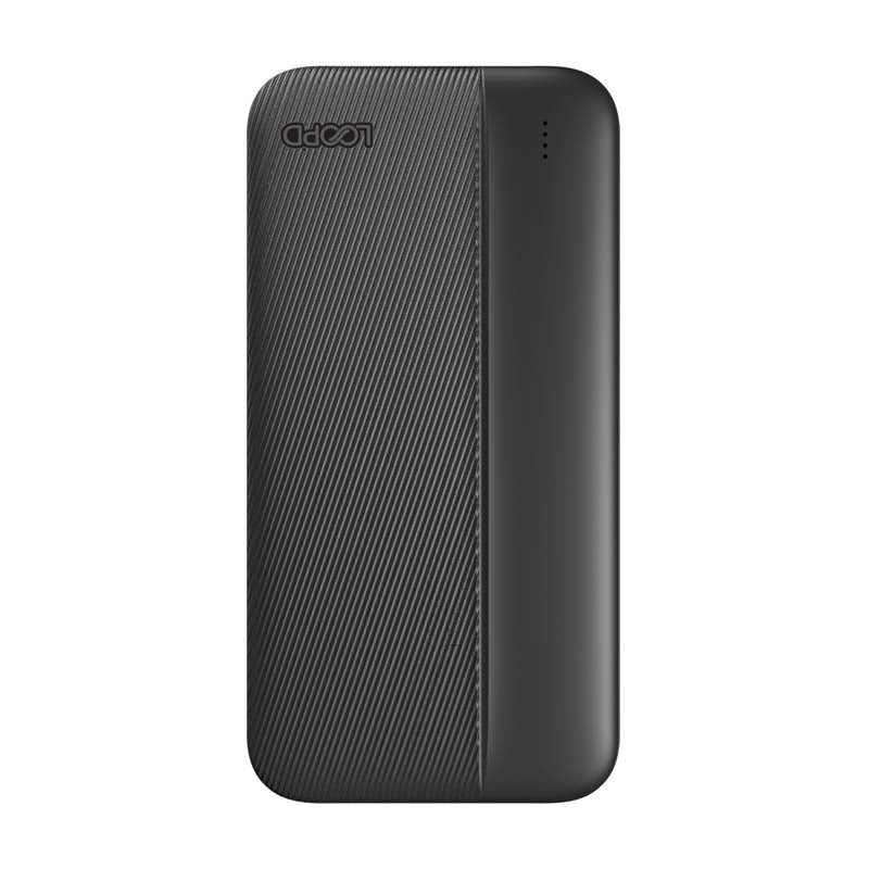 LOOPD 4LED Indicator 20000mAh Powerbank - Black