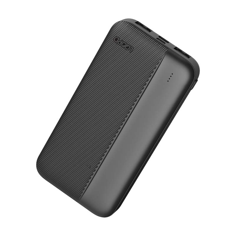 LOOPD 4LED Indicator 20000mAh Powerbank - Black