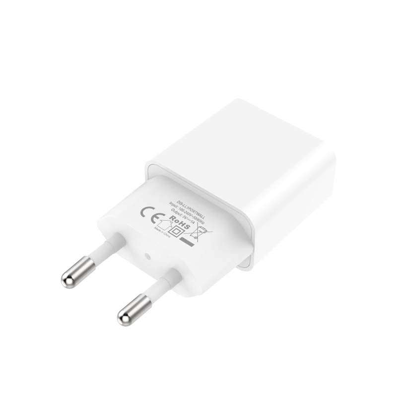 Loopd Lite 1 Port USB Wall Charging Adapter - White - White