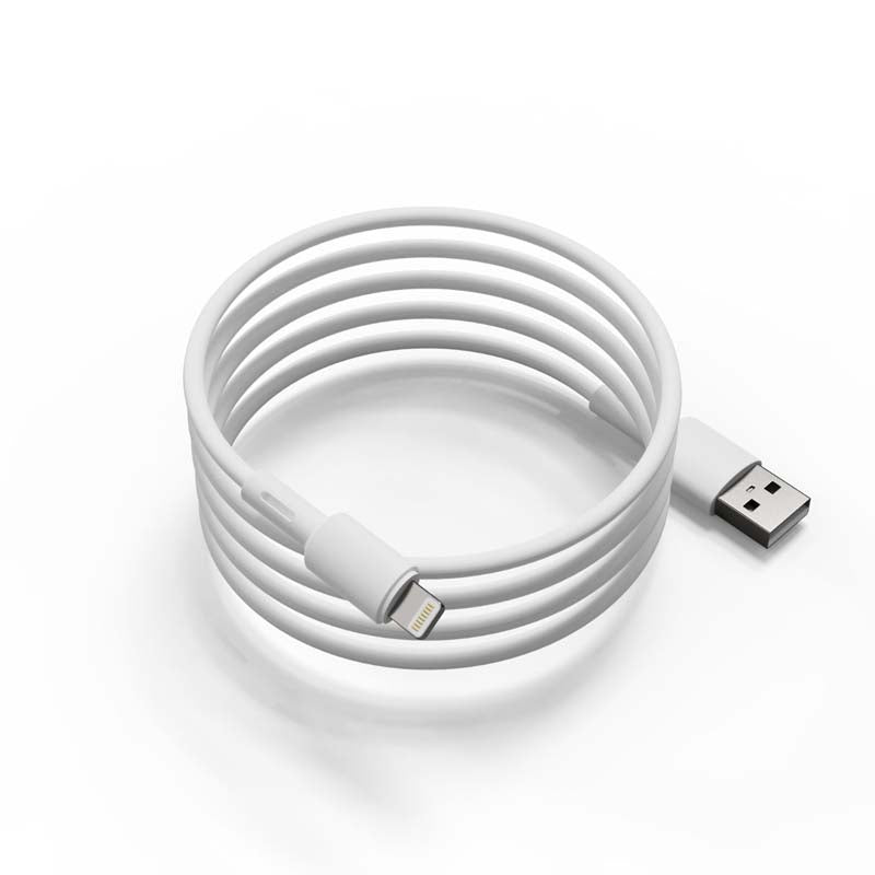 Loopd Lite Apple Lightning USB Cable 1M - White - White