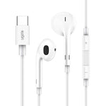 LOOPD Lite Wired Type C Earbuds - White - White