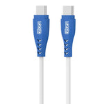 Loopd Type C To Type C Cable 60W 1.2M - White /Blue - White