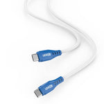 Loopd Type C To Type C Cable 60W 1.2M - White /Blue - White