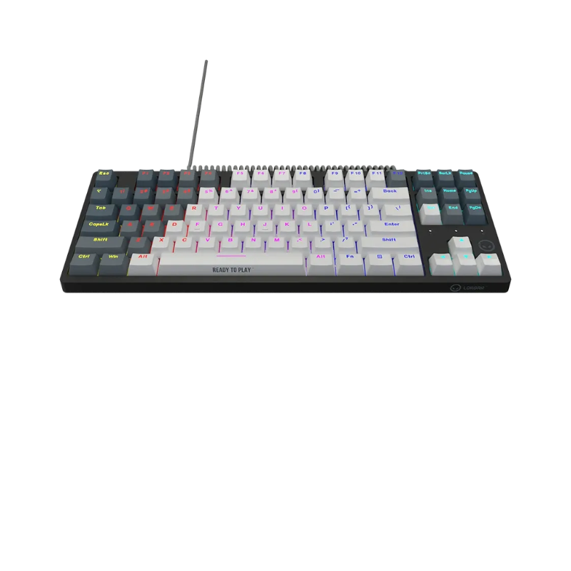 Lorgar Azar 514TKL Wired RGB Mechanical Gaming Keyboard - White - White