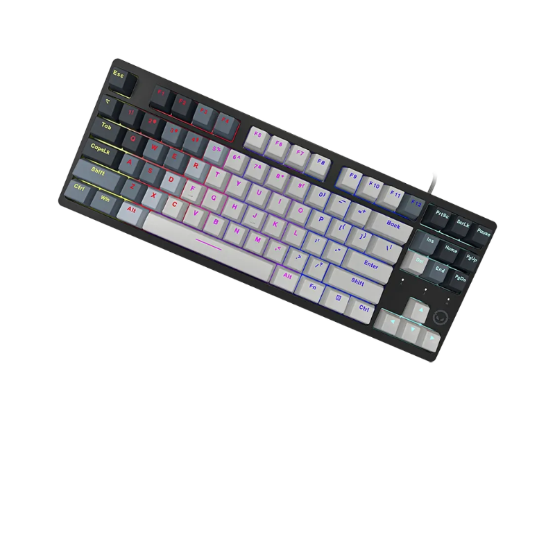 Lorgar Azar 514TKL Wired RGB Mechanical Gaming Keyboard - White - White