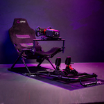 LORGAR FLEX RAF1 Sim Racing Cockpit Advanced Foldable - Black - Black