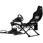 LORGAR FLEX RAF1 Sim Racing Cockpit Advanced Foldable - Black - Black