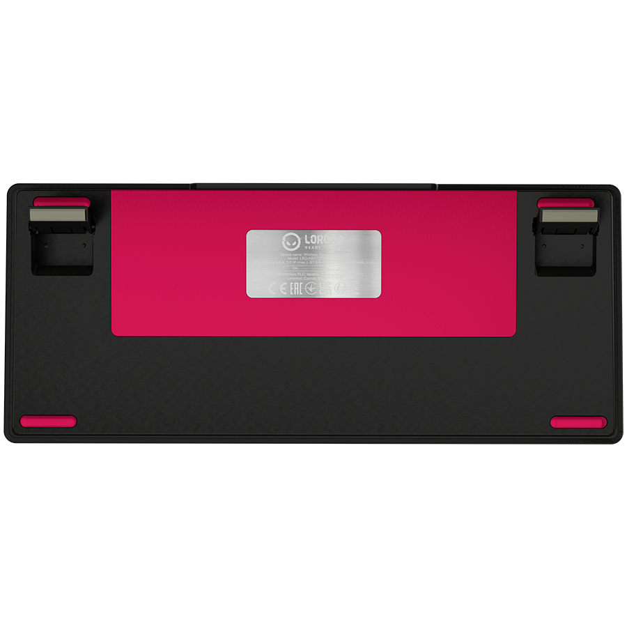 LORGAR KBP7075W Wireless 75% Mechanical Gaming Keyboard Pro – Black/Red (EN Layout) - Black/Red