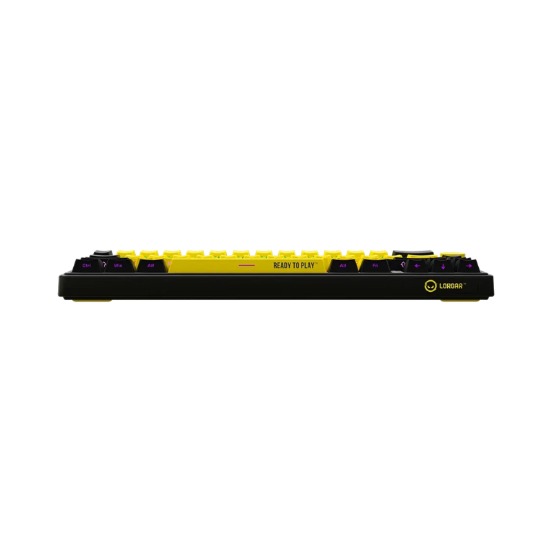 Lorgar KBP70MW Wireless 65 Mechanical Gaming Keyboard Pro - Black/Yellow - Black