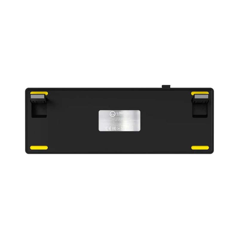 Lorgar KBP70MW Wireless 65 Mechanical Gaming Keyboard Pro - Black/Yellow - Black