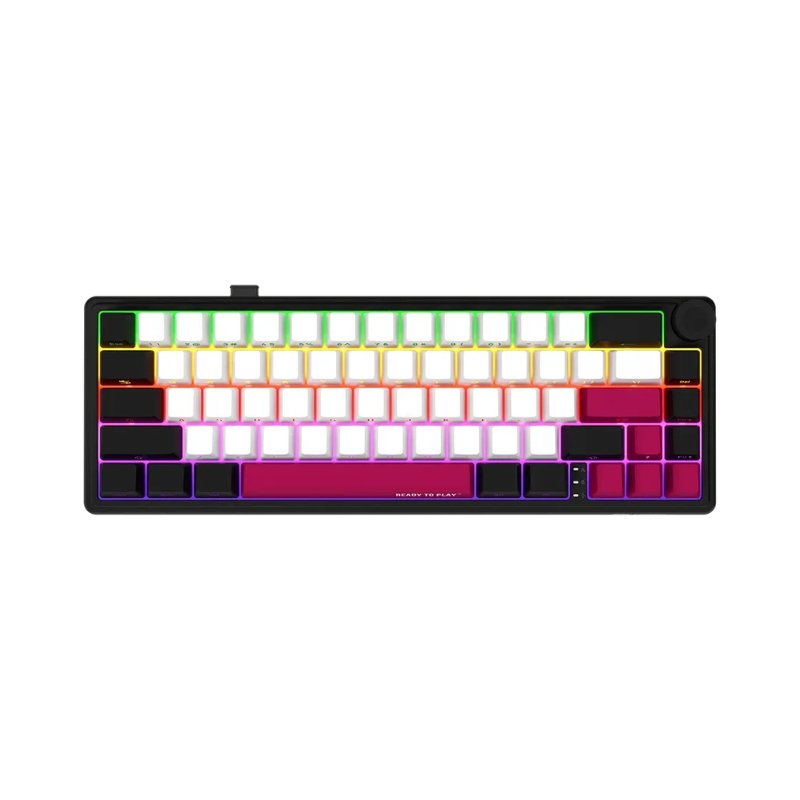 Lorgar KBP70MW Wireless 65 Mechanical Gaming Keyboard Pro - Black/Red - Black
