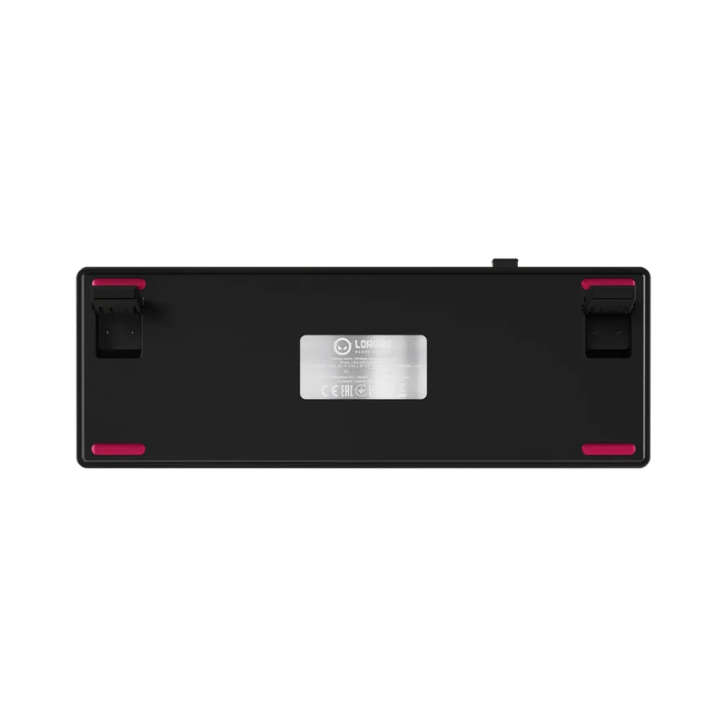 Lorgar KBP70MW Wireless 65 Mechanical Gaming Keyboard Pro - Black/Red - Black