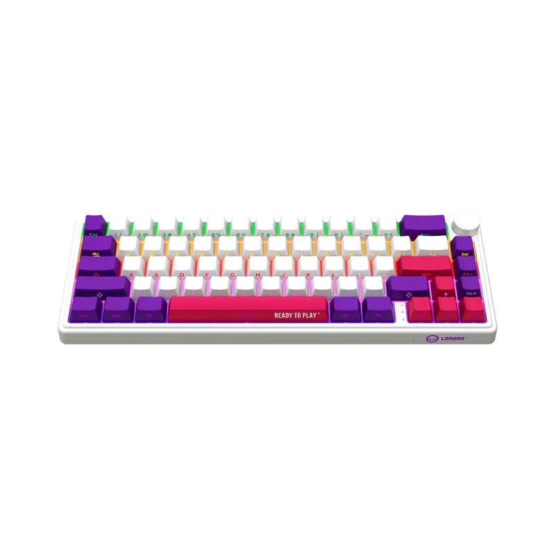 Lorgar KBP70MW Wireless 65 ¬†Mechanical Gaming Keyboard Pro - White - White