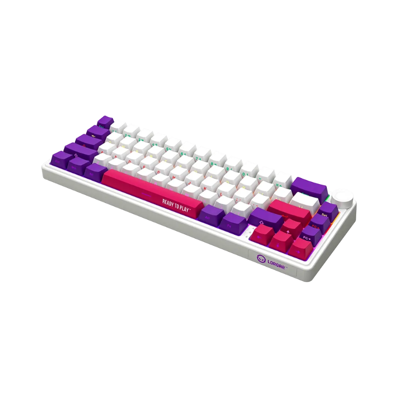 Lorgar KBP70MW Wireless 65 ¬†Mechanical Gaming Keyboard Pro - White - White