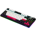 LORGAR KBP70TKLW Wireless TKL Mechanical Gaming Keyboard Pro – Black/Red (EN Layout) - Black/Red