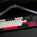 LORGAR KBP70TKLW Wireless TKL Mechanical Gaming Keyboard Pro – Black/Red (EN Layout) - Black/Red