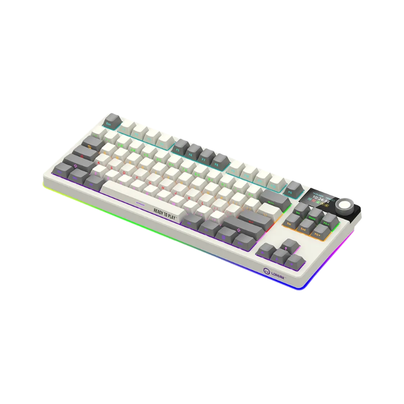 Lorgar KBP70TKLW Wireless TKL Mechanical Gaming Keyboard Pro - Beige - Beige