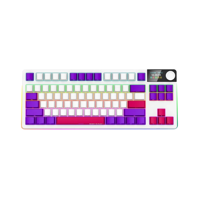Lorgar KBP70TKLW Wireless TKL Mechanical Gaming Keyboard Pro - White - White