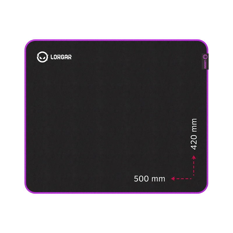 Lorgar Main 315 Gaming Mouse Pad High-Speed Surface - Purple - Purple