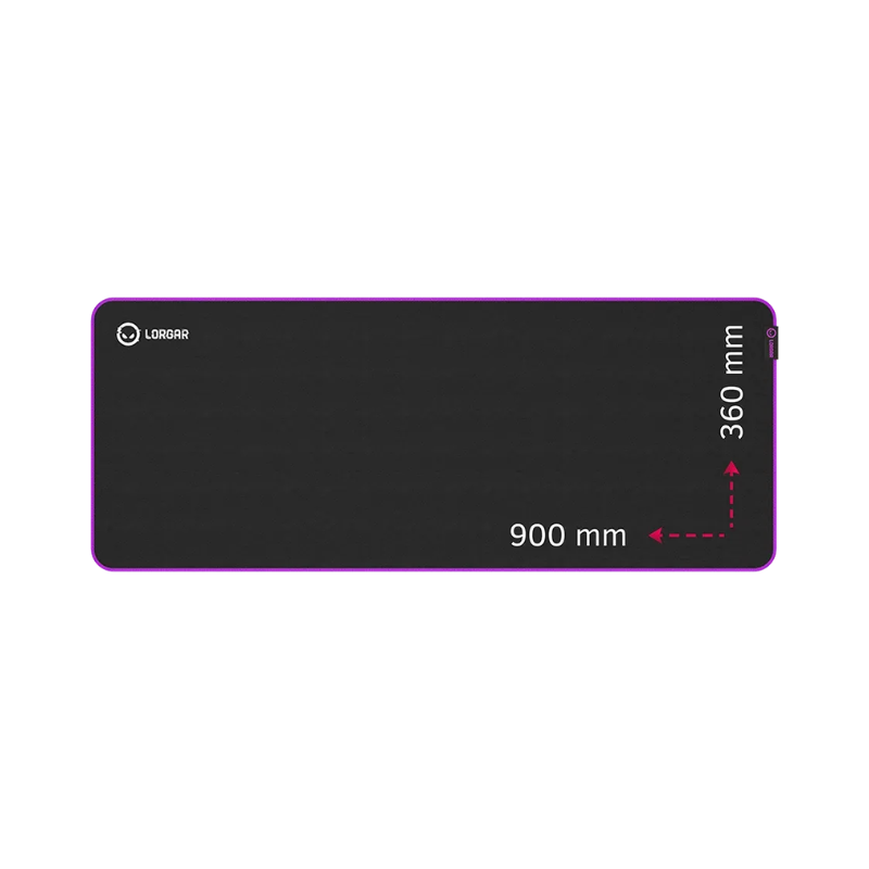 Lorgar Main 319 Gaming Mouse Pad High-Speed Surface - Purple - Purple