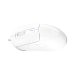 Lorgar MSA10 Ultralight Wired Gaming Mouse Advanced - White - White