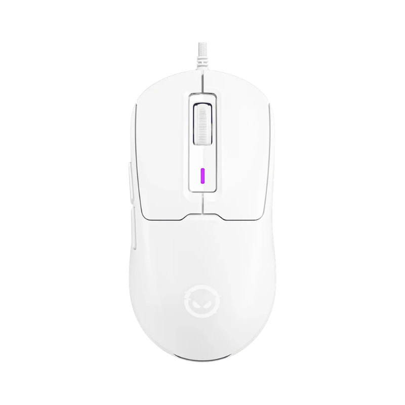 Lorgar MSA10 Ultralight Wired Gaming Mouse Advanced - White - White
