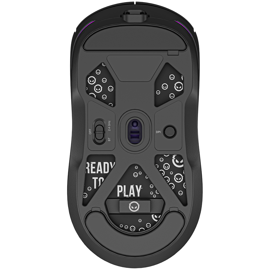 LORGAR MSA10W Wireless Gaming Mouse Advanced – Black - Black