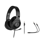 Lorgar Noah 101 Gaming Headset with Microphone 3.5mm Jack Connection - Black - Black