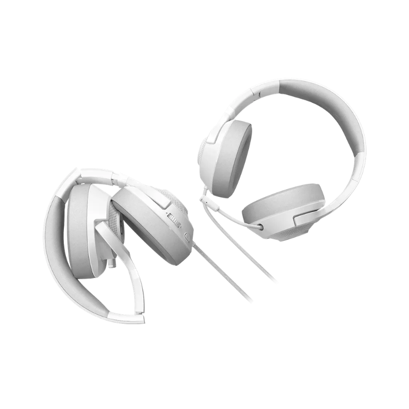 Lorgar Noah 101 Gaming Headset with Microphone 3.5mm Jack Connection - White - White