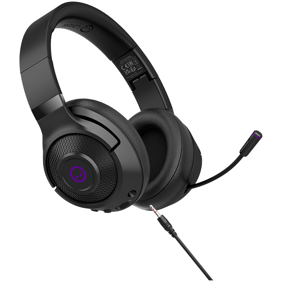 LORGAR Noah 702 Wireless Gaming Headset - Black - Black