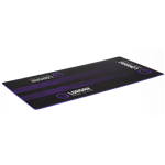 LORGAR RX1FM Sim Racing Floor Mat Advanced Stitched Edge - Black/Purple - Black/Purple
