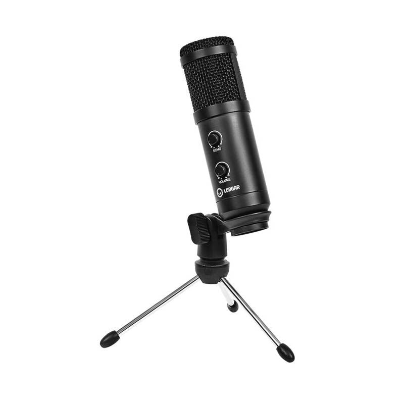 Lorgar Soner 313 Streaming Gaming Microphone - Black - Black